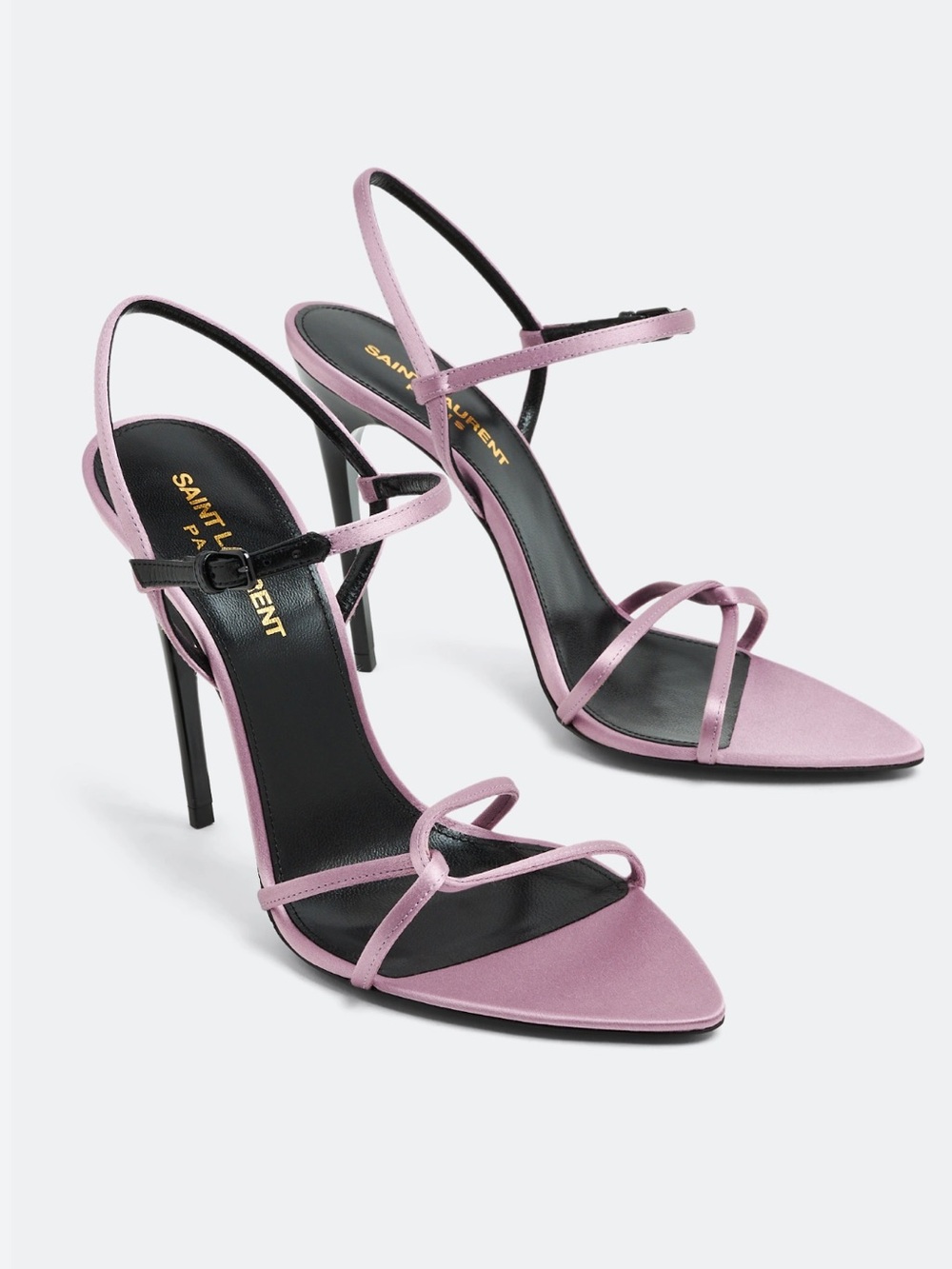 Saint Laurent Clara Satin Sandal - NWT